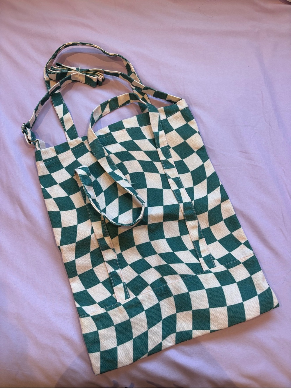 Checkered Tote Bag